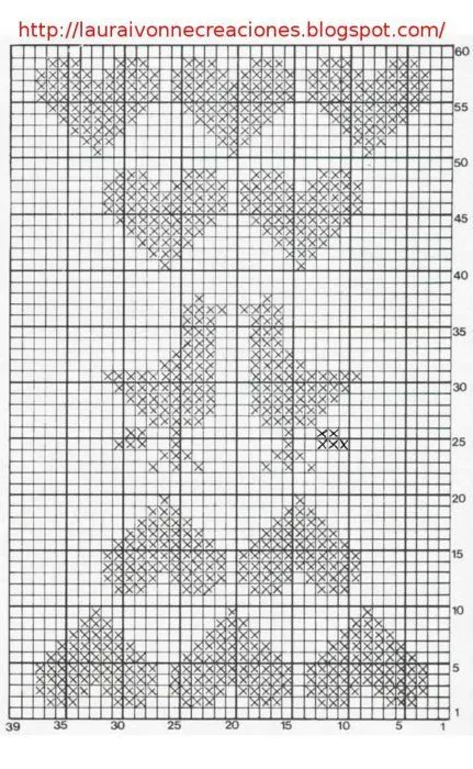 cortina patitos y corazones | crochet | Pinterest cortina patitos y corazones | crochet | Pinterest