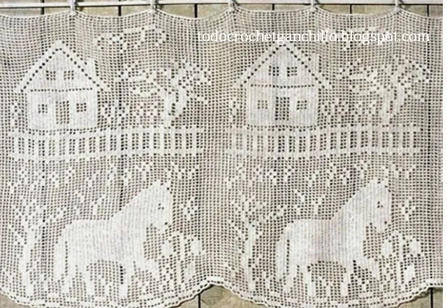 Cortinas en Crochet Filet / 4 Patrones Gratis | Todo crochet Cortinas en Crochet Filet / 4 Patrones Gratis | Todo crochet