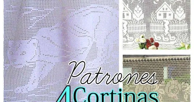 Cortinas en Crochet Filet / 4 Patrones Gratis | Todo crochet Cortinas en Crochet Filet / 4 Patrones Gratis | Todo crochet