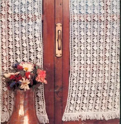 Cortinas crochetManualidades