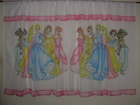 Cortinas das princesas Disney - Imagui
