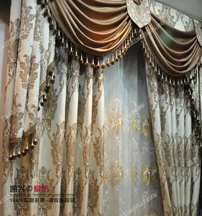 De gama alta cortinas chenille lujo europeo jacquard tela de la ... De gama alta cortinas chenille lujo europeo jacquard tela de la ...