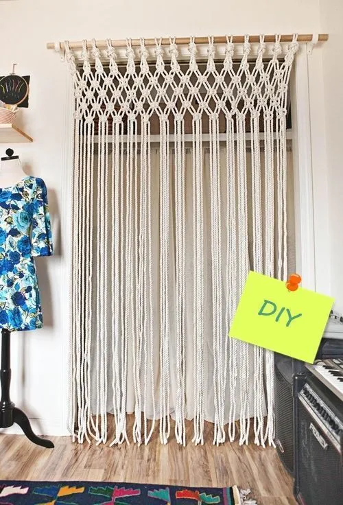 Cómo hacer cortinas de macramé paso a paso | Decomanitas Cómo hacer cortinas de macramé paso a paso | Decomanitas