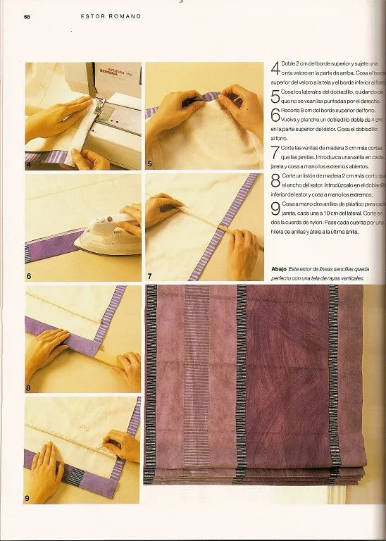 Cortinas romanas como hacer - Imagui