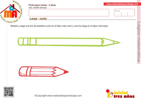 Largo – corto 3: lógico matemática 3 años - Paperblog