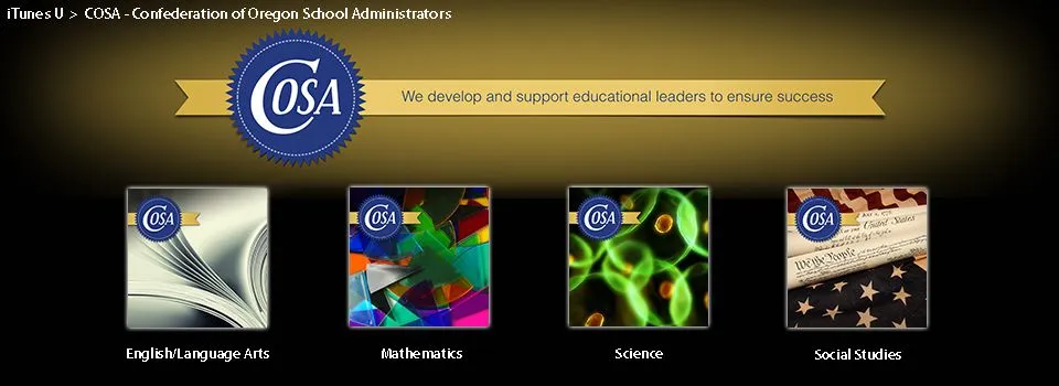 COSA on iTunes U | Confederation of Oregon School Administrators COSA on iTunes U | Confederation of Oregon School Administrators