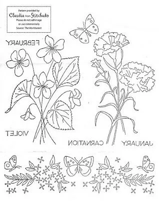 Graficos para bordar en redwork : cositasconmesh Graficos para bordar en redwork : cositasconmesh