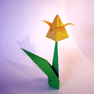 Mas cosasdivertidas: papiroflexia para niños: Tulipán Mas cosasdivertidas: papiroflexia para niños: Tulipán
