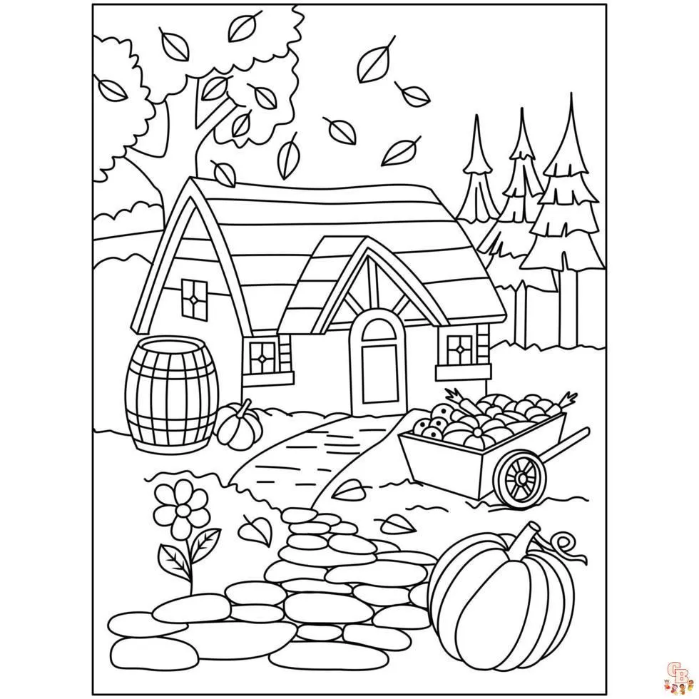 Cosecha para colorear - Hojas imprimibles gratis para niños Cosecha para colorear - Hojas imprimibles gratis para niños