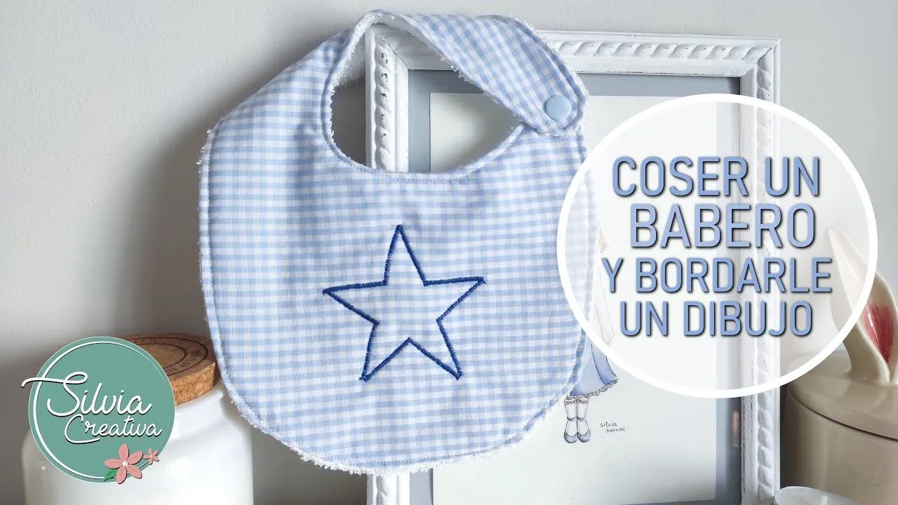 Coser un babero y bordarle un dibujo a máquina - patrón gratuito - YouTube Coser un babero y bordarle un dibujo a máquina - patrón gratuito - YouTube