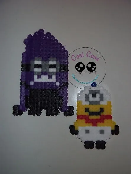 Cosí Cosá: Llaveros minion malo y bebé