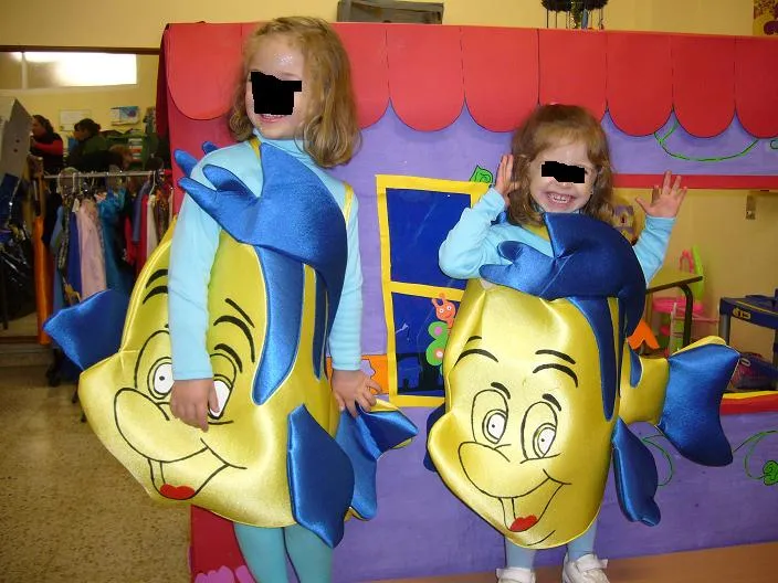 Disfraces de delfines en foami - Imagui