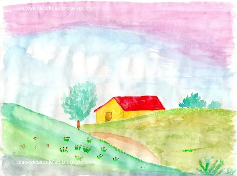 Las cosicas de Luisa: PAISAJE EN ACUARELA I Las cosicas de Luisa: PAISAJE EN ACUARELA I