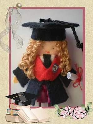 Cosiendo con María José: Muñequita de graduación Cosiendo con María José: Muñequita de graduación