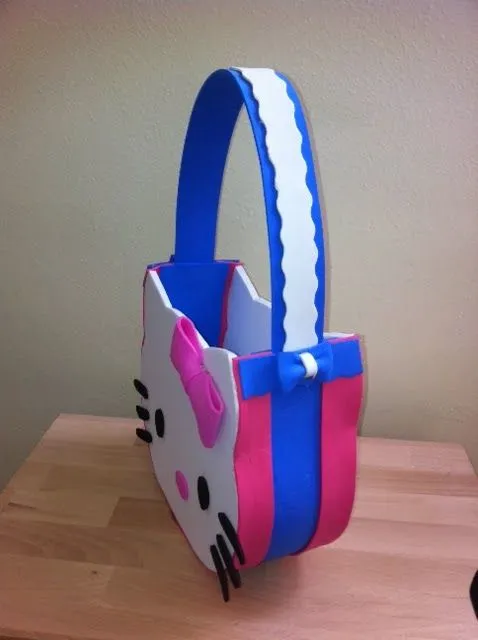 Mis cosillas de Goma Eva: Bolso de Hello Kitty Mis cosillas de Goma Eva: Bolso de Hello Kitty