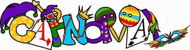 COSILLAS DE INFANTIL: Letras de Carnaval para colorear