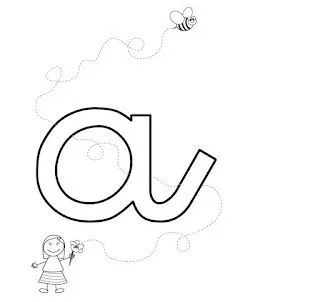 Nuestras cositas de Audición y Lenguaje: Abecedario para pintar Nuestras cositas de Audición y Lenguaje: Abecedario para pintar