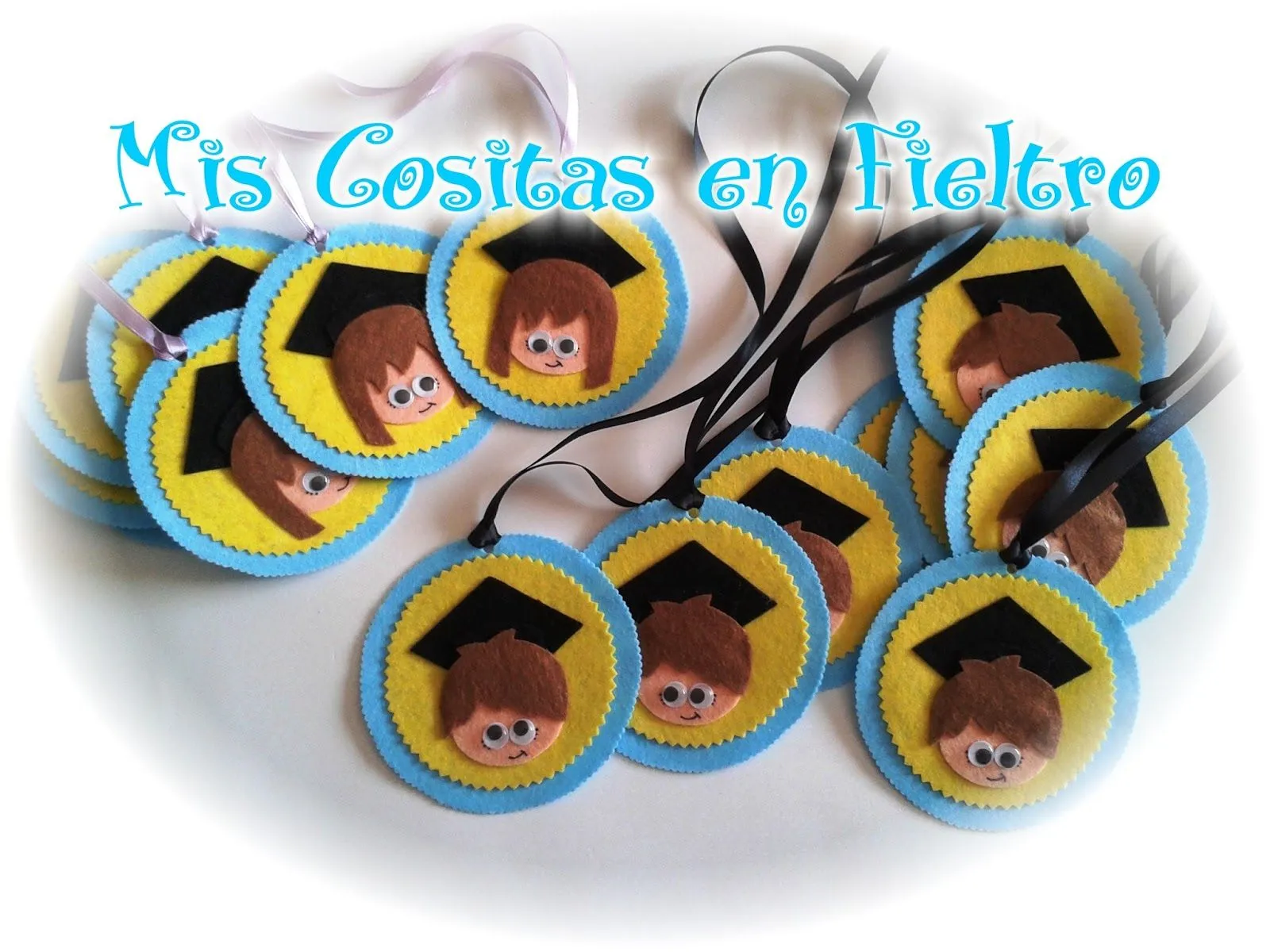 Mis Cositas en Fieltro: MEDALLAS DE GRADUACIÓN PARA NIÑOS Mis Cositas en Fieltro: MEDALLAS DE GRADUACIÓN PARA NIÑOS