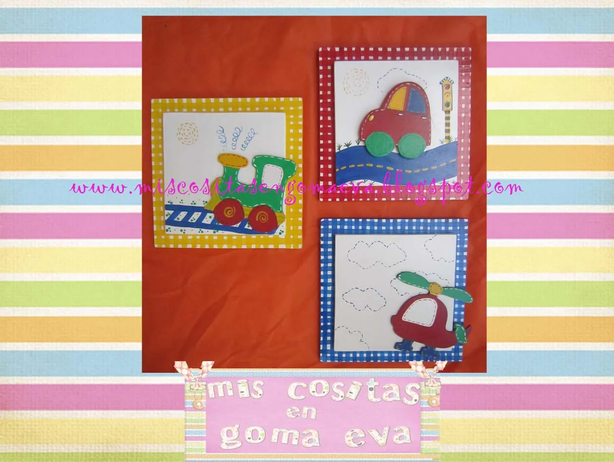 MIS COSITAS EN GOMA EVA: Cuarto alejo autos MIS COSITAS EN GOMA EVA: Cuarto alejo autos