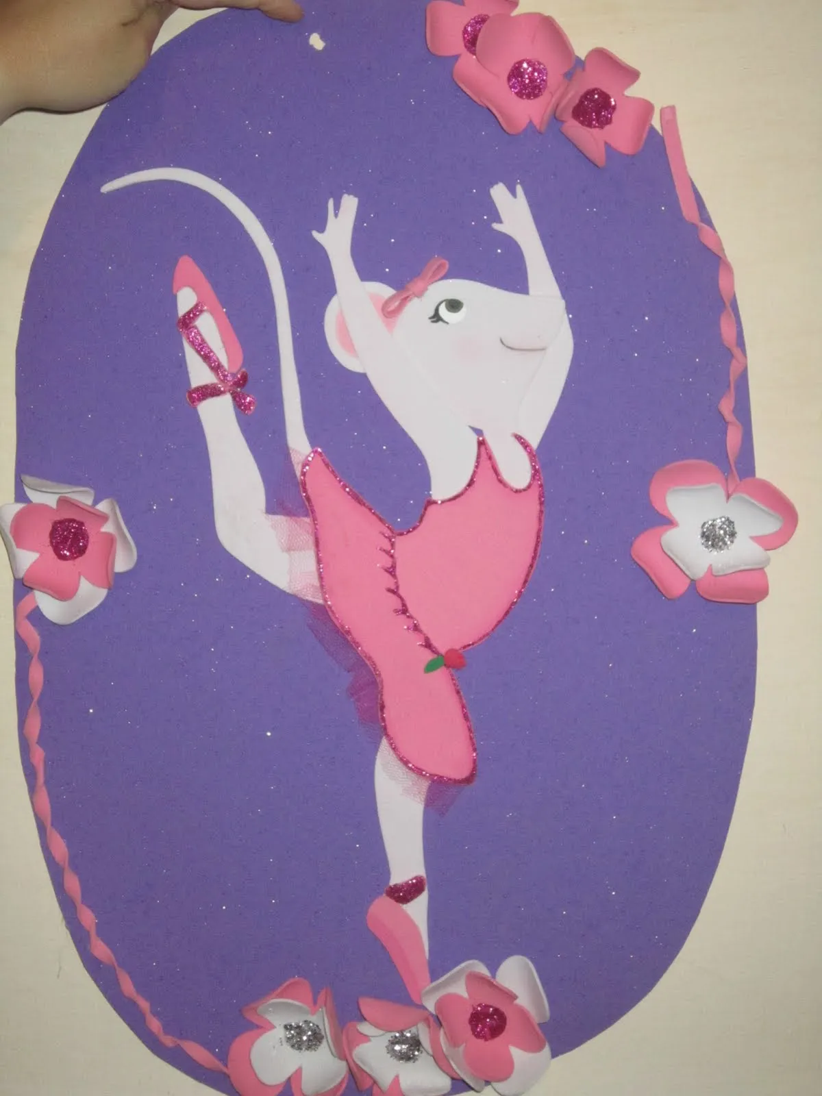 MIS COSITAS EN GOMA EVA: CUMPLE ANGELINA BALLERINA