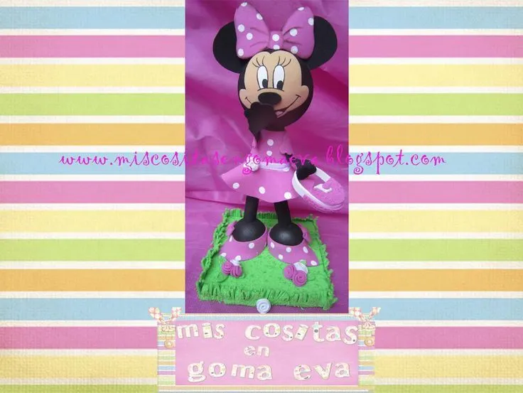 MIS COSITAS EN GOMA EVA: CUMPLE MINNIE, JUANITA | ¥olanda | Pinterest