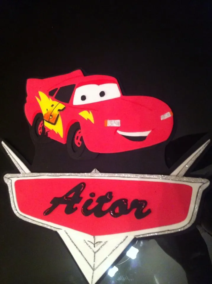 Mis cositas de goma eva: Rayo McQueen