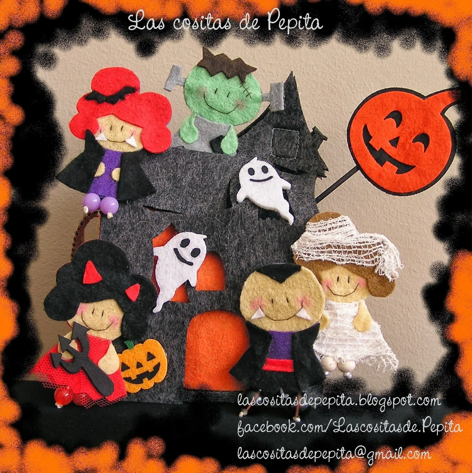 Las cositas de Pepita: Muñecos de Fieltro especial Halloween Las cositas de Pepita: Muñecos de Fieltro especial Halloween
