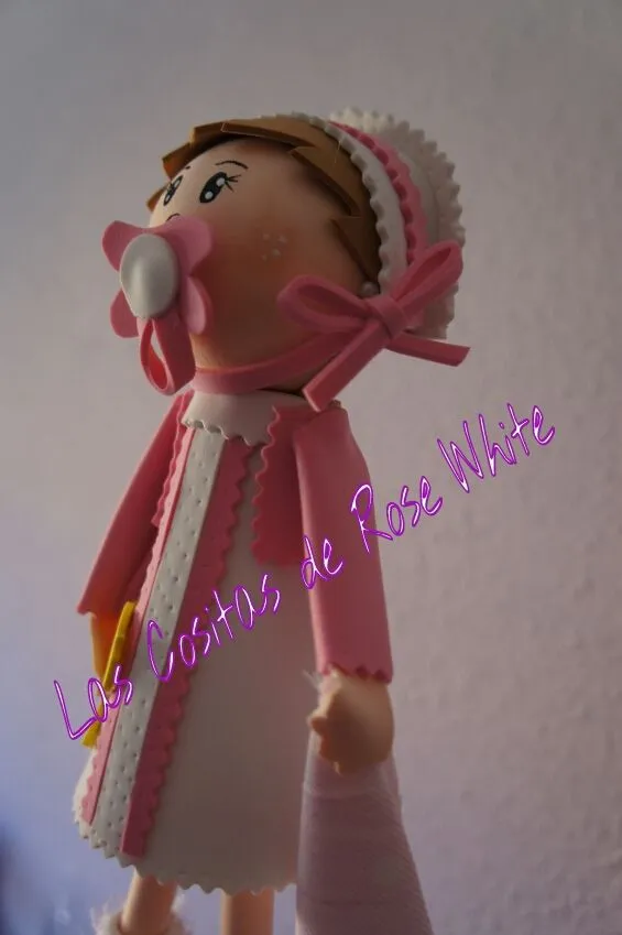 Las Cositas de Rose White: Fofucha bebé niño y niña
