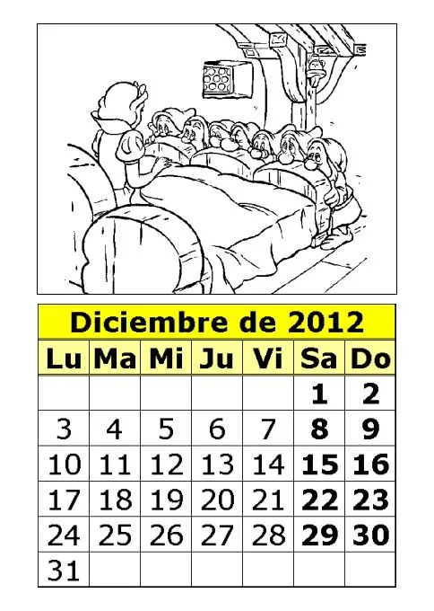 CoSqUiLLiTaS eN La PaNzA BLoGs: CALENDARIOS INFANTILES 2012| PARA ...