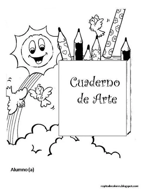 CoSqUiLLiTaS eN La PaNzA BLoGs: Carátulas para cuadernos escolares ...