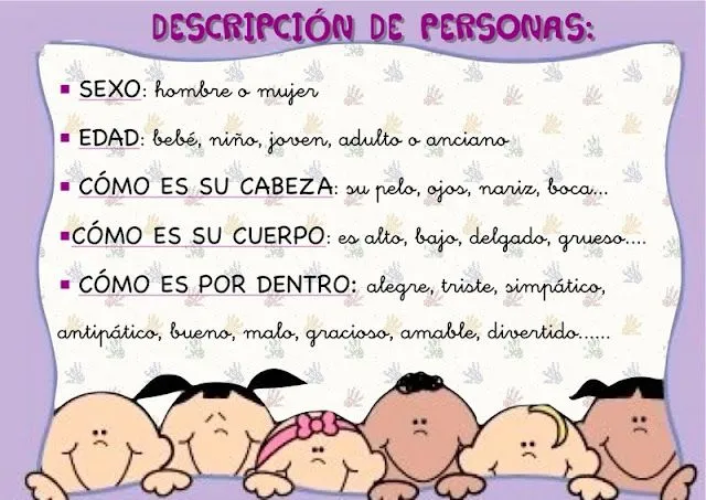 CoSqUiLLiTaS eN La PaNzA BLoGs: LA DESCRIPCIÓN (CON ACTIVIDADES ) CoSqUiLLiTaS eN La PaNzA BLoGs: LA DESCRIPCIÓN (CON ACTIVIDADES )