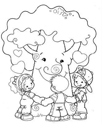 Dibujo del arbol araguaney para colorear - Imagui