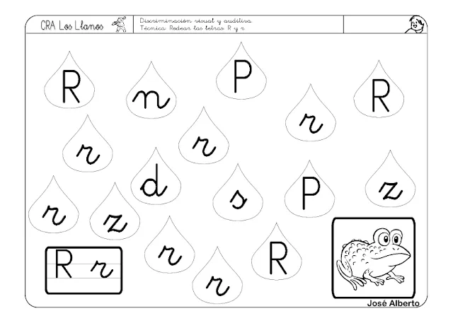 CoSqUiLLiTaS eN La PaNzA BLoGs: FICHAS PARA TRABAJAR LA LETRA R - CoSqUiLLiTaS eN La PaNzA BLoGs: FICHAS PARA TRABAJAR LA LETRA R -