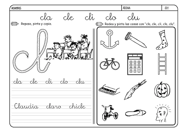 CoSqUiLLiTaS eN La PaNzA BLoGs: FICHAS LETRA C -CRA CLA - CoSqUiLLiTaS eN La PaNzA BLoGs: FICHAS LETRA C -CRA CLA -
