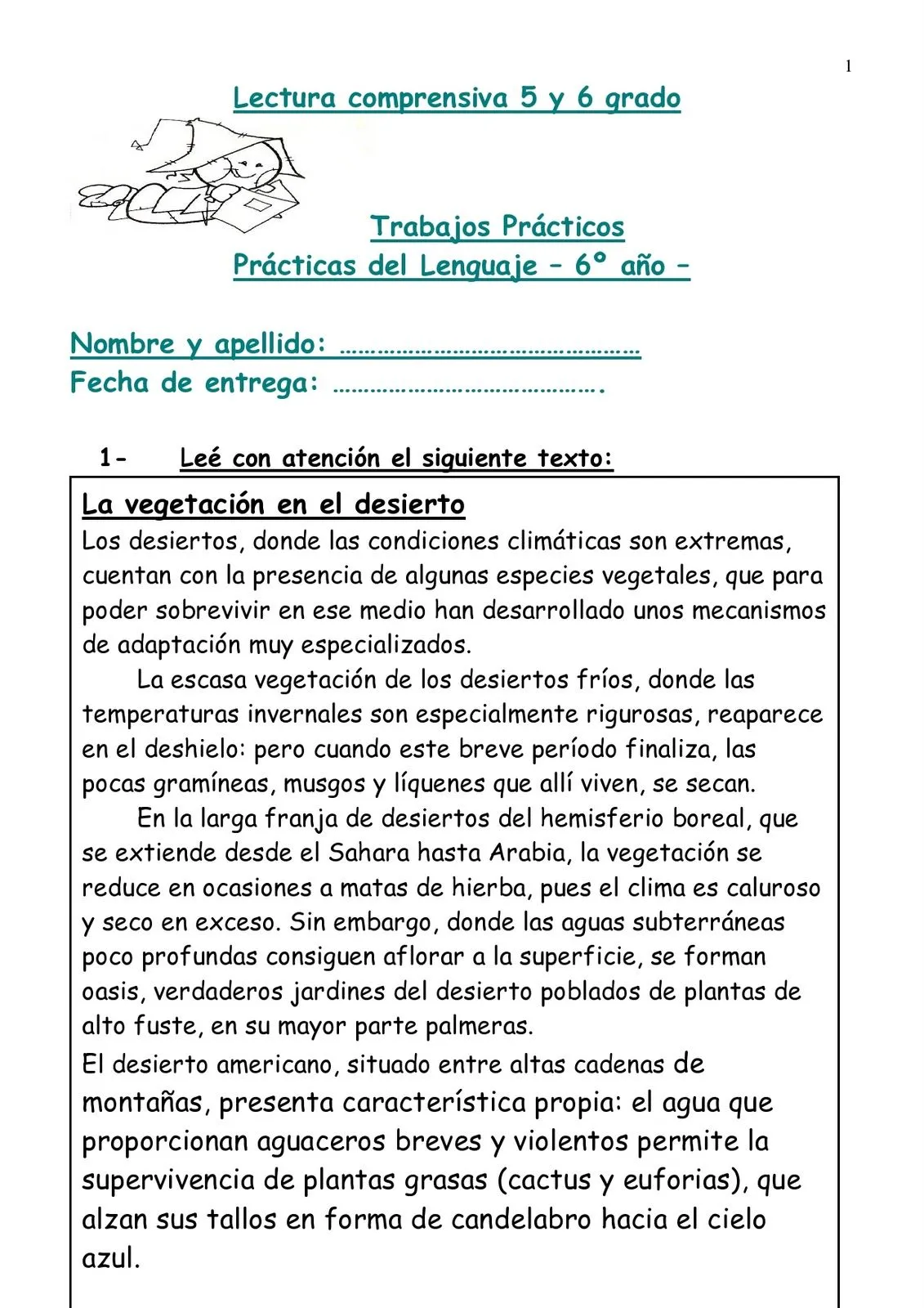 CoSqUiLLiTaS eN La PaNzA BLoGs: LECTURA COMPRENSIVA 5 Y 6 GRADO CoSqUiLLiTaS eN La PaNzA BLoGs: LECTURA COMPRENSIVA 5 Y 6 GRADO