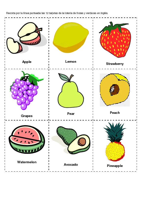 CoSqUiLLiTaS eN La PaNzA BLoGs: LOTERÍA FRUTAS Y VERDURAS (EN ... CoSqUiLLiTaS eN La PaNzA BLoGs: LOTERÍA FRUTAS Y VERDURAS (EN ...