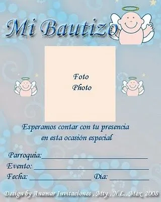 CoSqUiLLiTaS eN La PaNzA BLoGs: TARJETAS PARA BAUTISMO CoSqUiLLiTaS eN La PaNzA BLoGs: TARJETAS PARA BAUTISMO