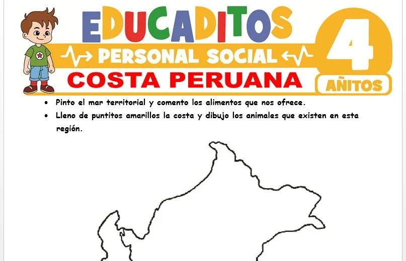 Costa Peruana para Niños de 4 Años » Educaditos.com Costa Peruana para Niños de 4 Años » Educaditos.com