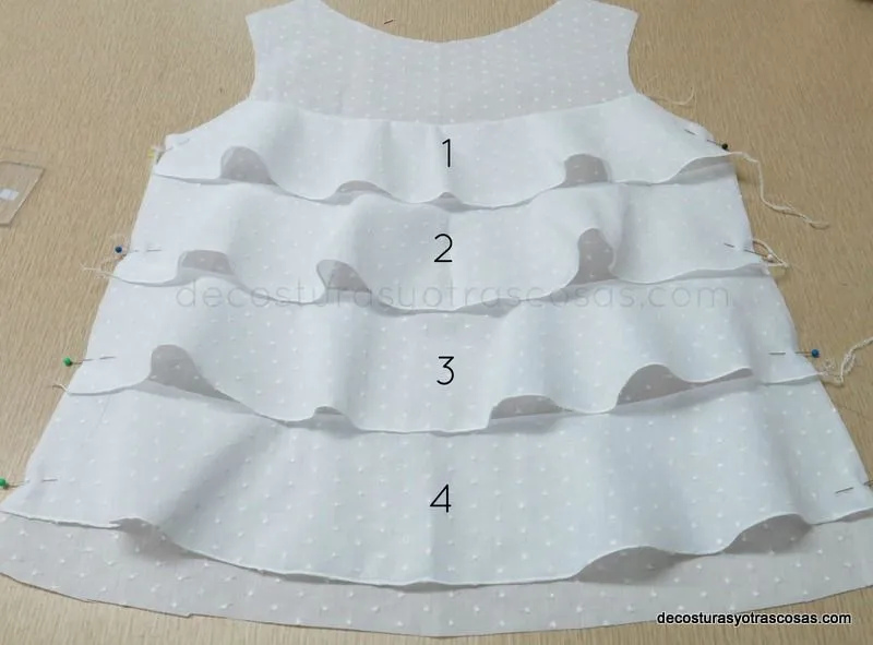 De costuras y otras cosas: BLUSA PLUMETI CON VOLANTES De costuras y otras cosas: BLUSA PLUMETI CON VOLANTES
