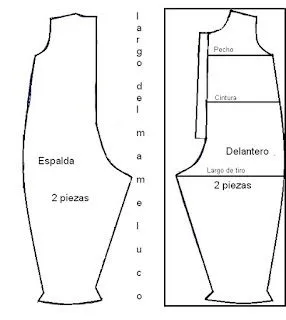El costurero de Stella: Mameluco para bebé