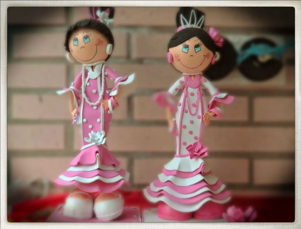 Las cosucas de Conchi: Fofuchas flamenca a pares