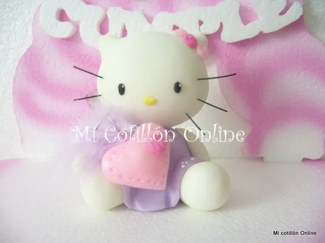 Mi Cotillón Online: Kitty Adorno de Torta Souvenier Porcelana fría
