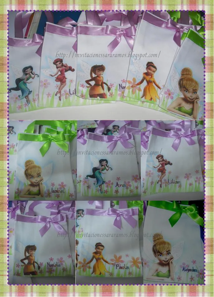 Cotillones de cumpleaños de Tinkerbell - Imagui