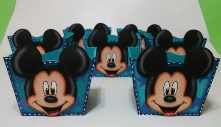 Cotillones de Mickey mouse hechos en MDF para fiestas infantiles ...