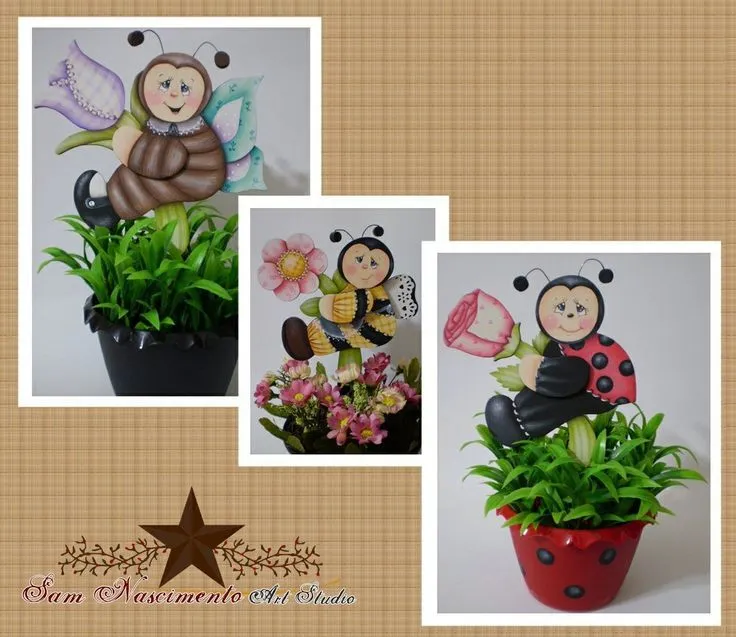 Country madera painting | Mariquitas y abejas | Pinterest ... Country madera painting | Mariquitas y abejas | Pinterest ...