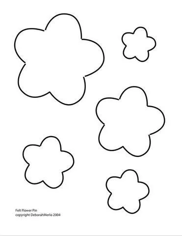 Patrones De Flores Para Imprimir | Pelauts.