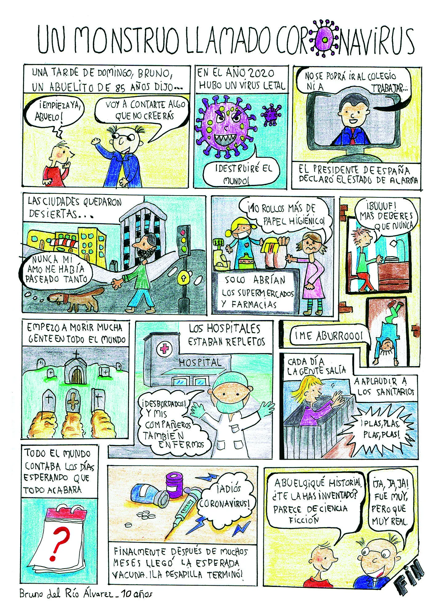 El covid-19 también inspira al cómic – TIC y su Enseñanza El covid-19 también inspira al cómic – TIC y su Enseñanza