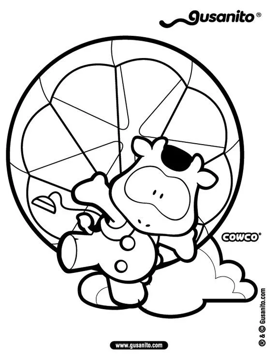 Dibujos para colorear GUSANITO, Wamba a la playa para imprimir Dibujos para colorear GUSANITO, Wamba a la playa para imprimir