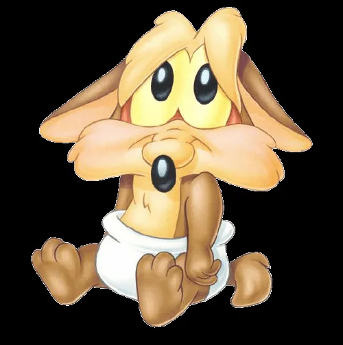 Looney toons coyote bebé - Imagui