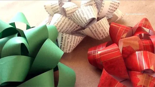 Craftingeek*: 4 Básicos para Navidad - Envoltura & Moño Craftingeek*: 4 Básicos para Navidad - Envoltura & Moño